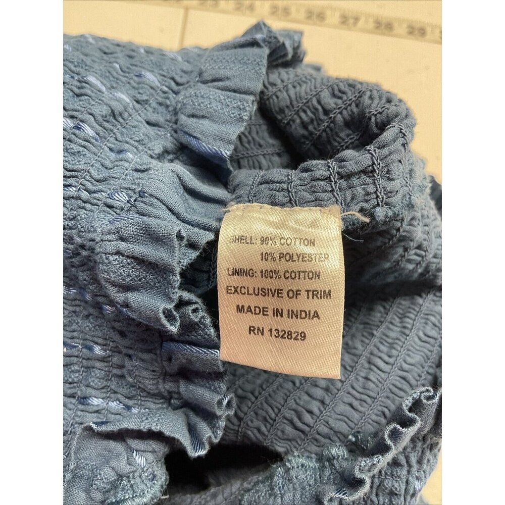 Tularosa Blue Ruffled Mini Dress - Picture 9 of 10